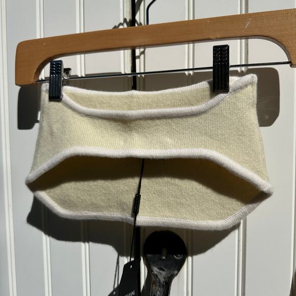 Lisa Yang Kiyo Track Short Selah Bandeau Bra Size 1 S / M Cashmere Cream Yellow - Picture 14 of 14